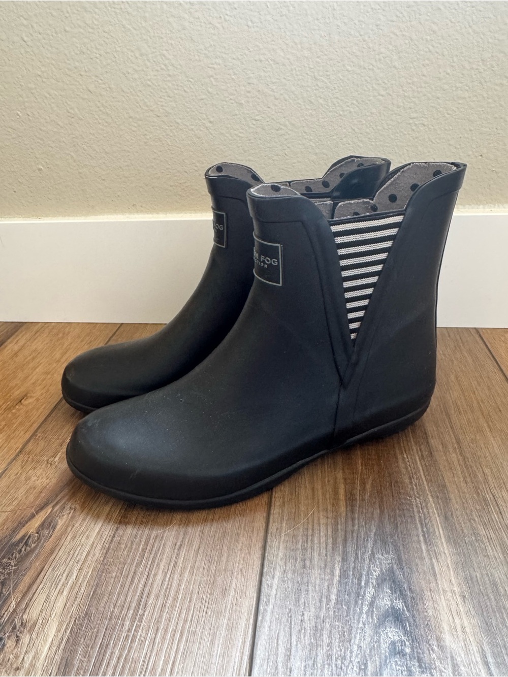 Women’s London Fog Collection Black Rain Booties | VGUC | Size 7